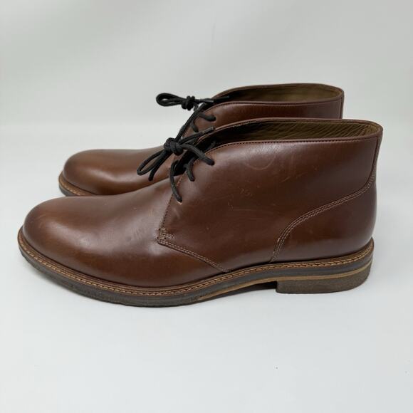 Johnston & Murphy Chukka Boots Mens Size 11.5 Brown Crêpe Sheepskin MRSP $175 main image 4